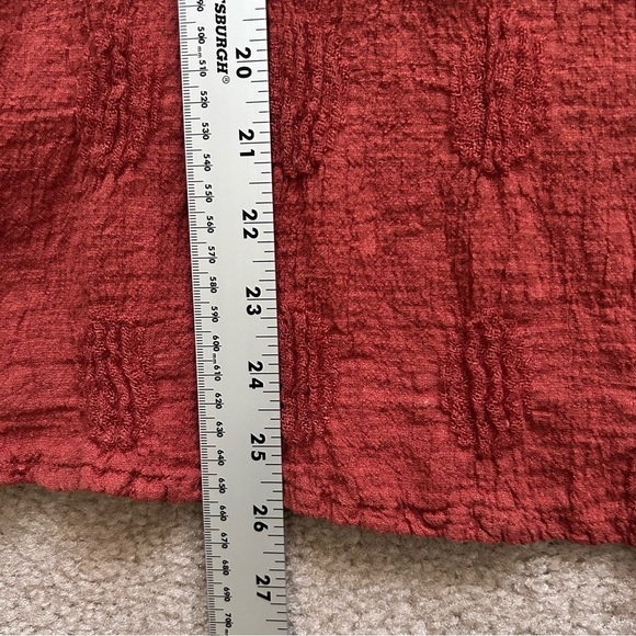 Flax Linen Blend Long Sleeve Tunic Top - Picture 7 of 7